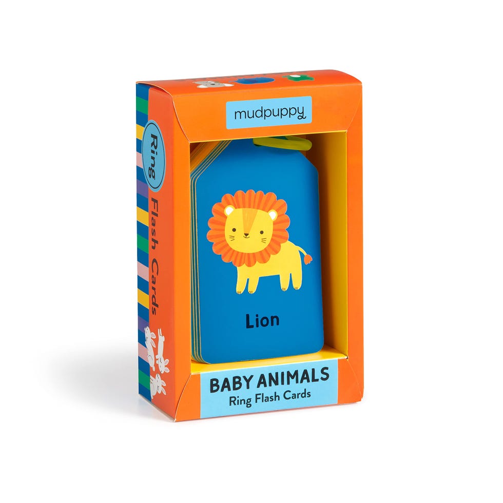 Baby Animals Ring Flash Cards 