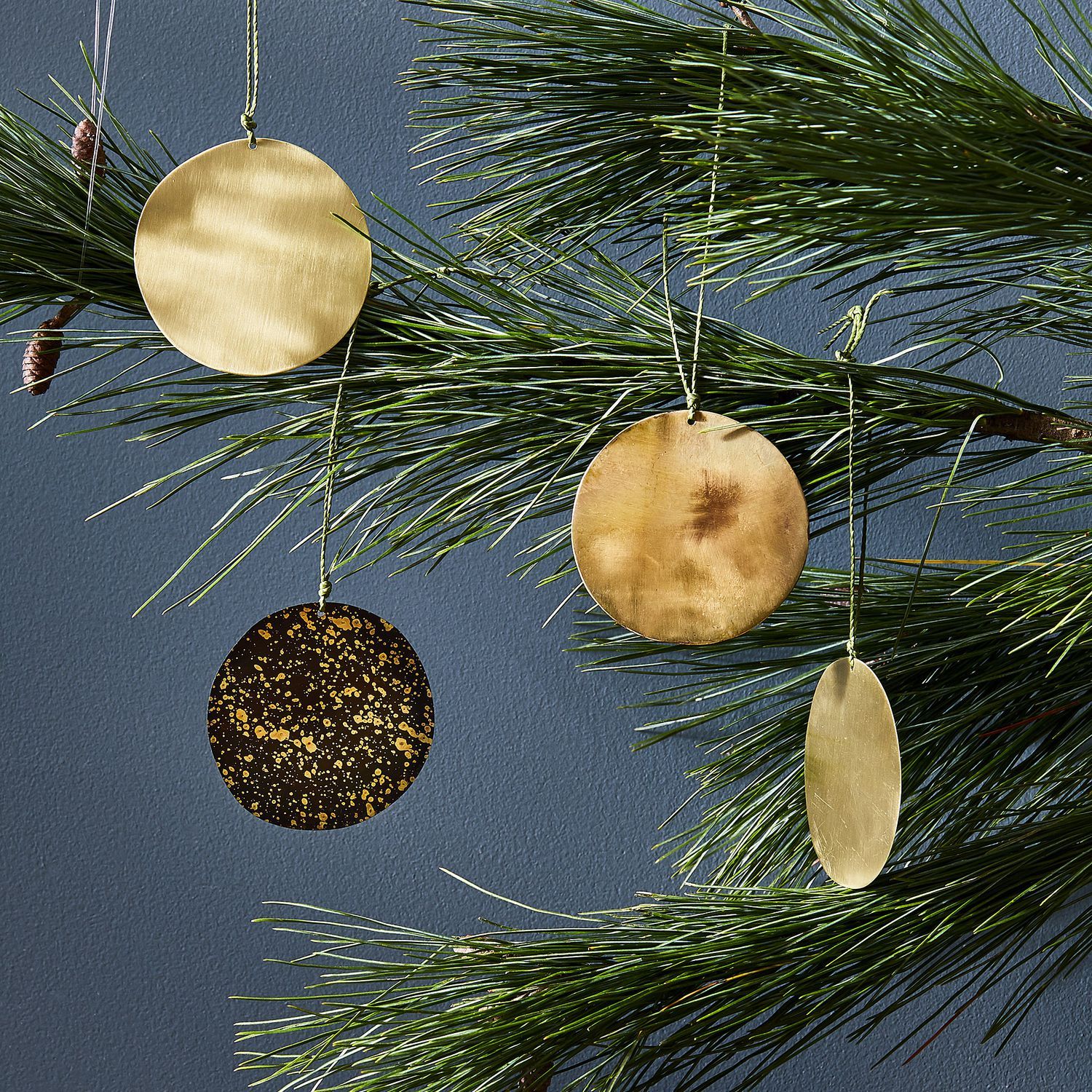 Brass christmas deals ornaments