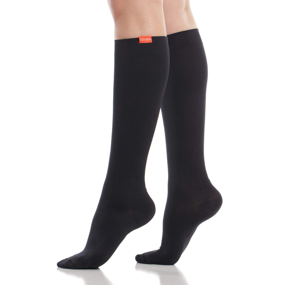 All-Around Cotton Over the Calf Boot Sock in Black, Men's & Women's