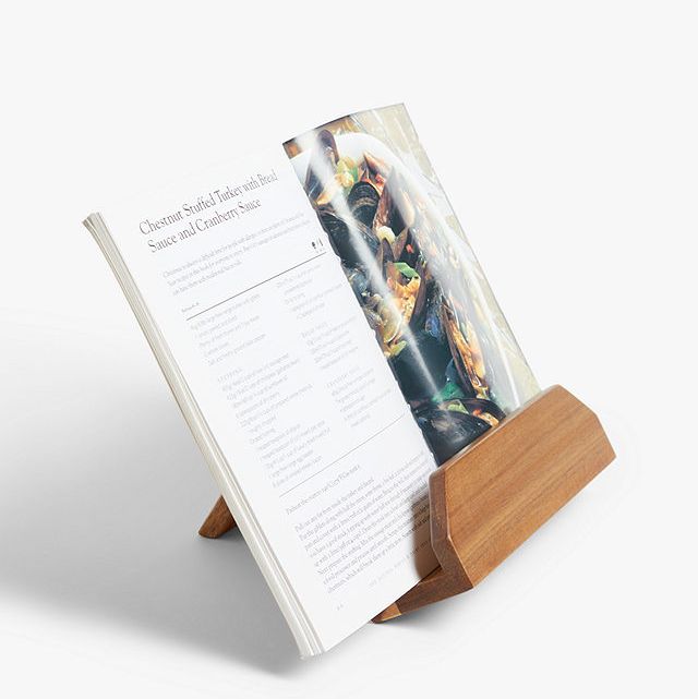 John Lewis Acacia Wood Cookbook & Tablet Stand
