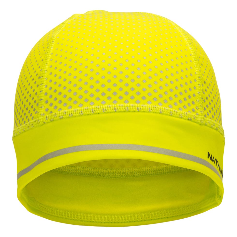 Il cappello invernale da corsa catarifrangente di Nathan