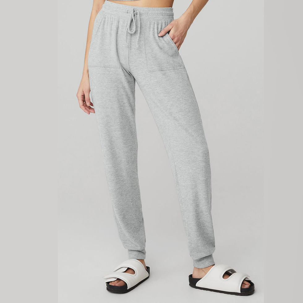 Waffle Sweatpants for Women Cinch Bottom Drawstring Elastic Waist Pants  Athletic Yoga Joggers Lounge Trousers Pocket