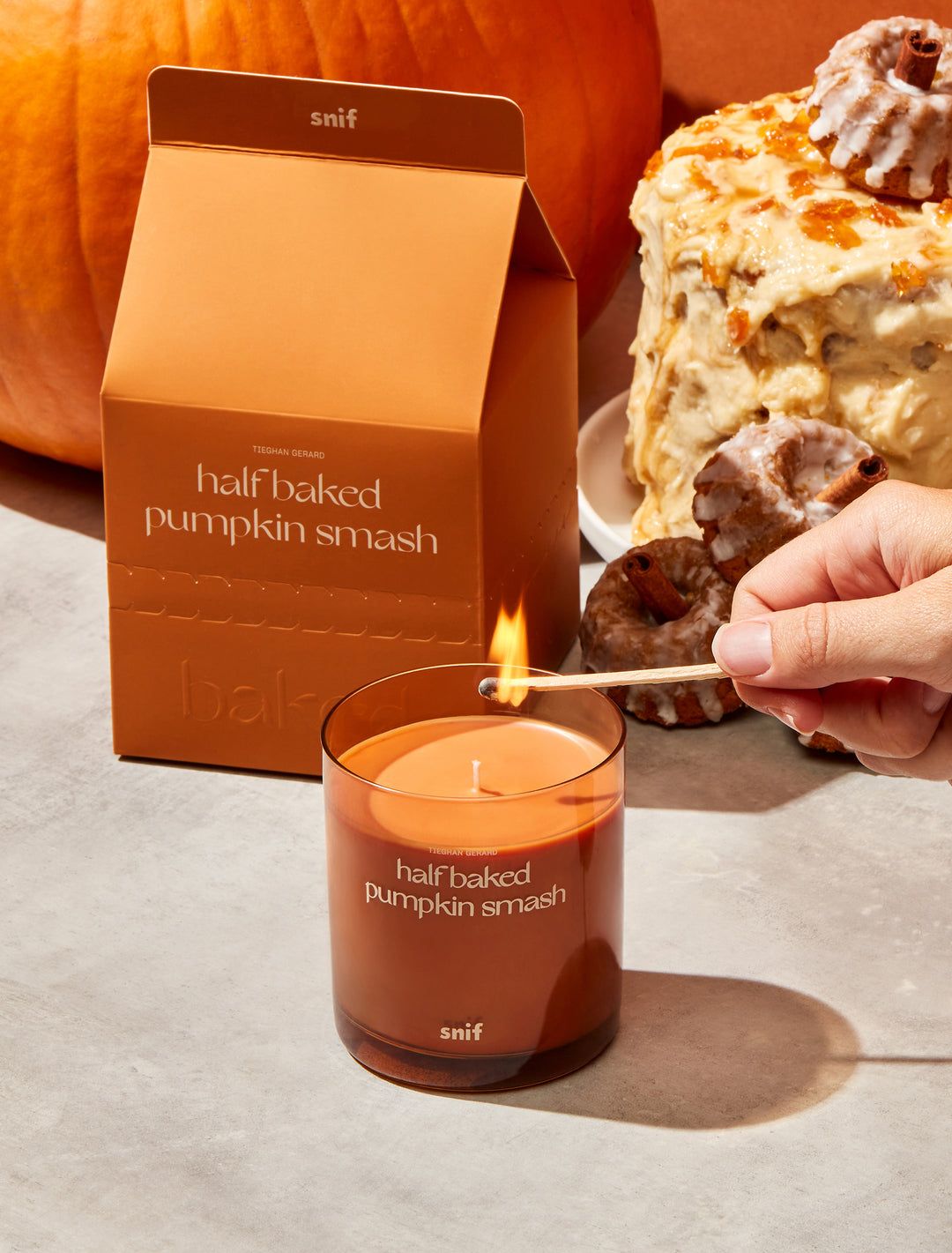 Pumpkin candle clearance