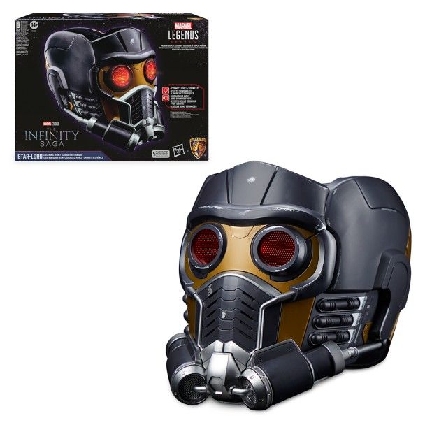 The awesome Marvel Legends Star-Lord helmet replica is finally