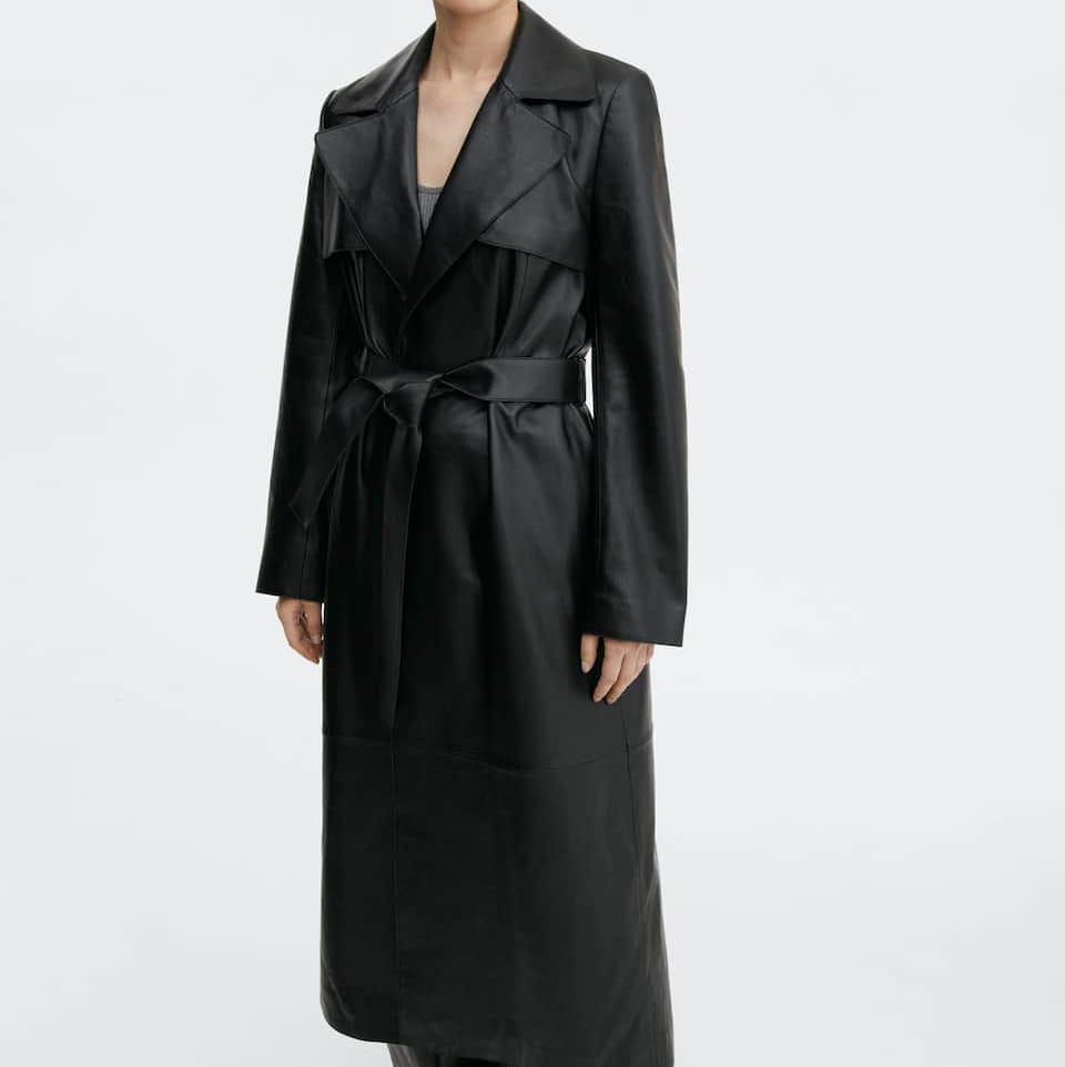 100% Leather Trench Coat 100% Leather Trench Coat