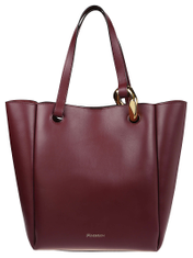 Logo Embossed Chain Detailed Tote Bag
