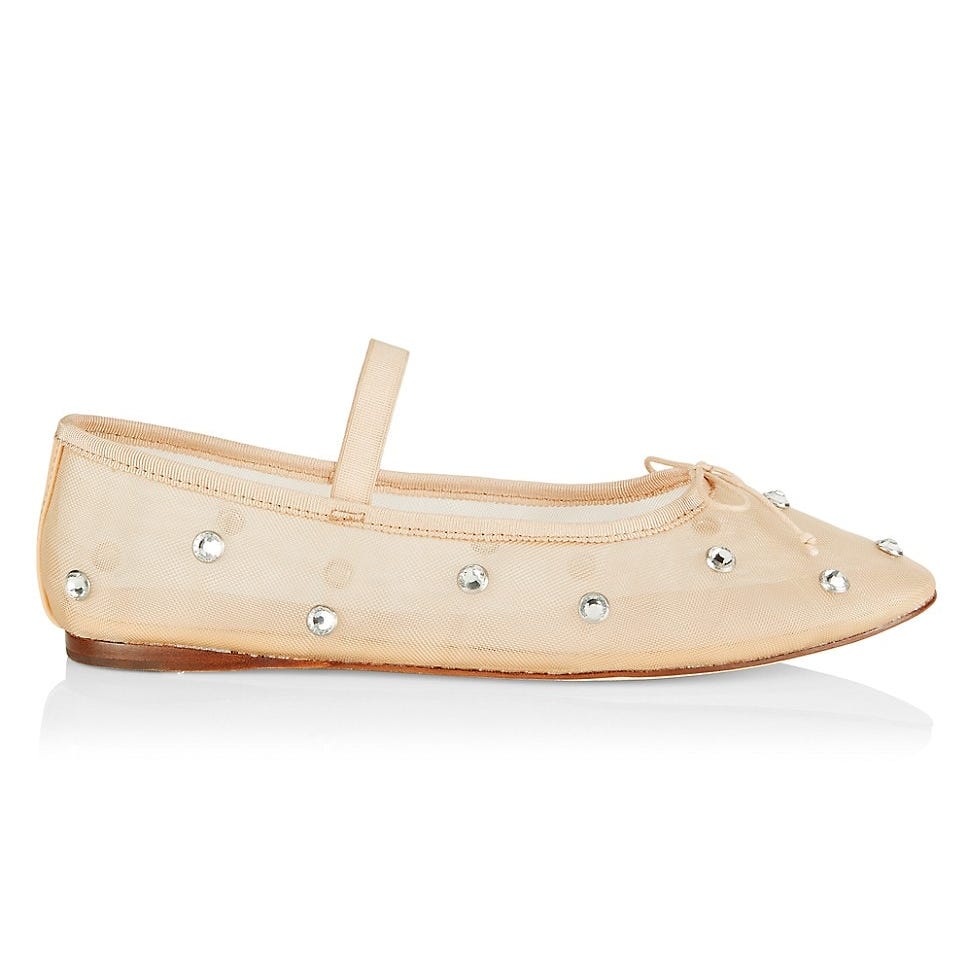 Leonie Crystal Mesh Ballet Flats Leonie Crystal Mesh Ballet Flats
