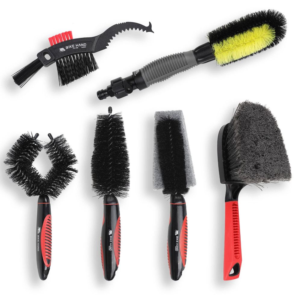 6 Pieces Bike Bicycle Cleaning Brush Kit