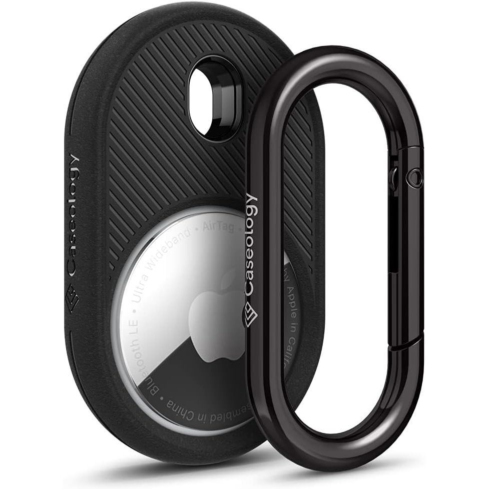 Black Apple AirTag Holder  OtterBox Sleek Case 4-Pack