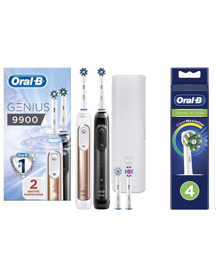 Genius 2X Electric Toothbrushes with Smart Pressure Sensor
