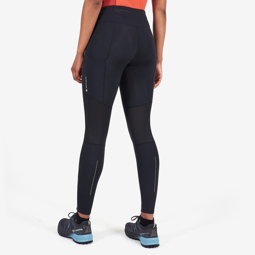 Nike Dri-Fit Womens Leggings Black Running Ankle Zip Tapered Leg Pants  Small 