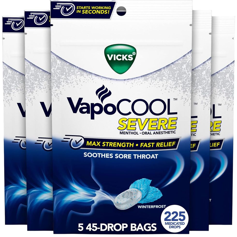 VapoCool Severe Medicated Sore Throat Drops 5-Pack