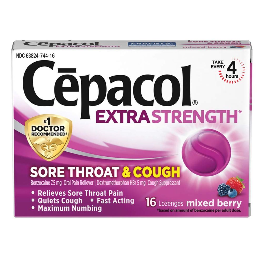Vicks VapoCOOL SEVERE Medicated Sore Throat Drops, Fast-Acting