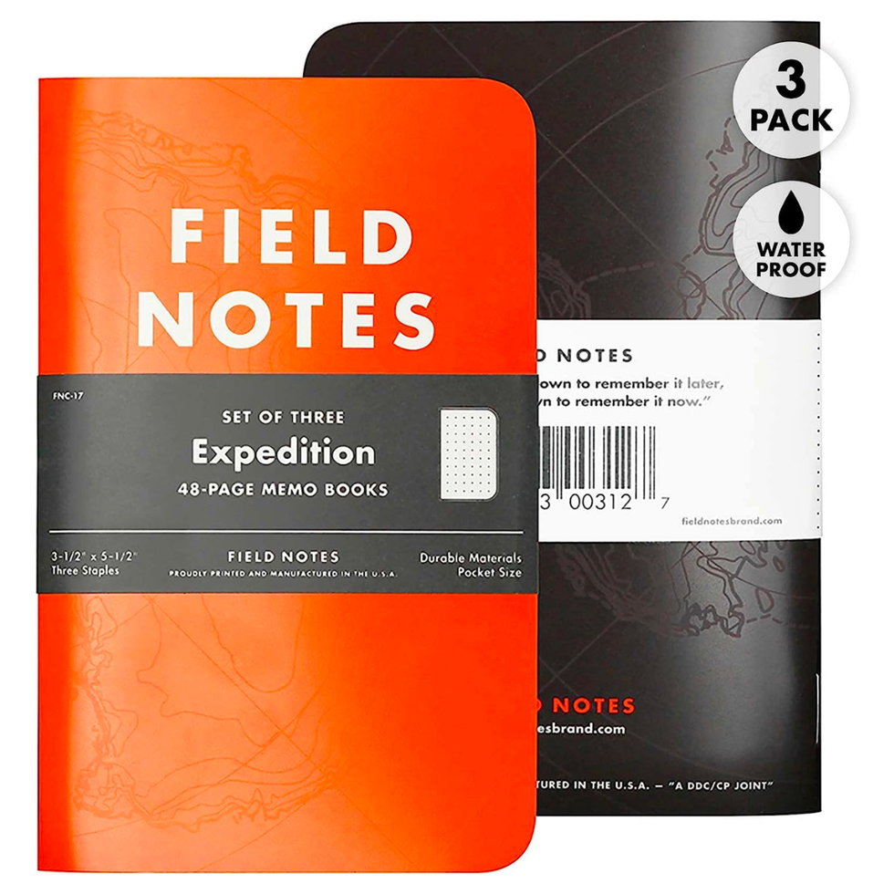 Set of 3 Waterproof Expedition Pocket Notebooks