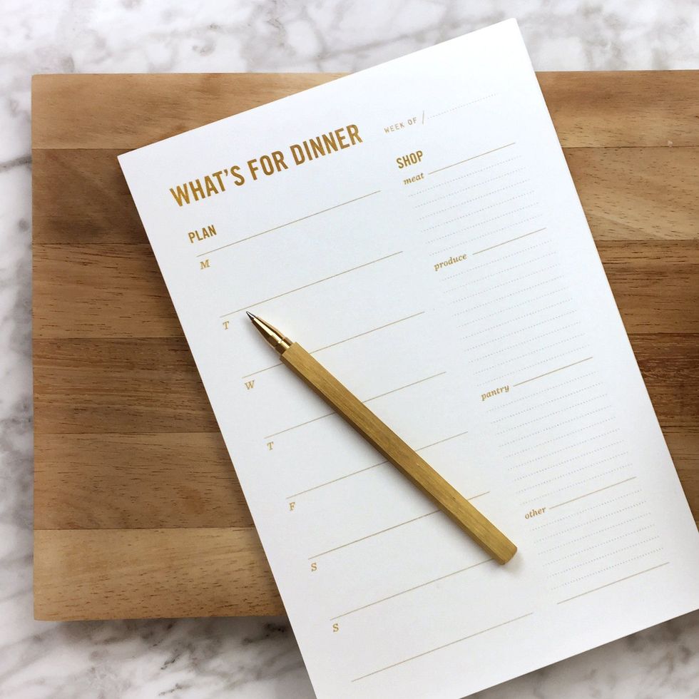 Meal Planning Pad 