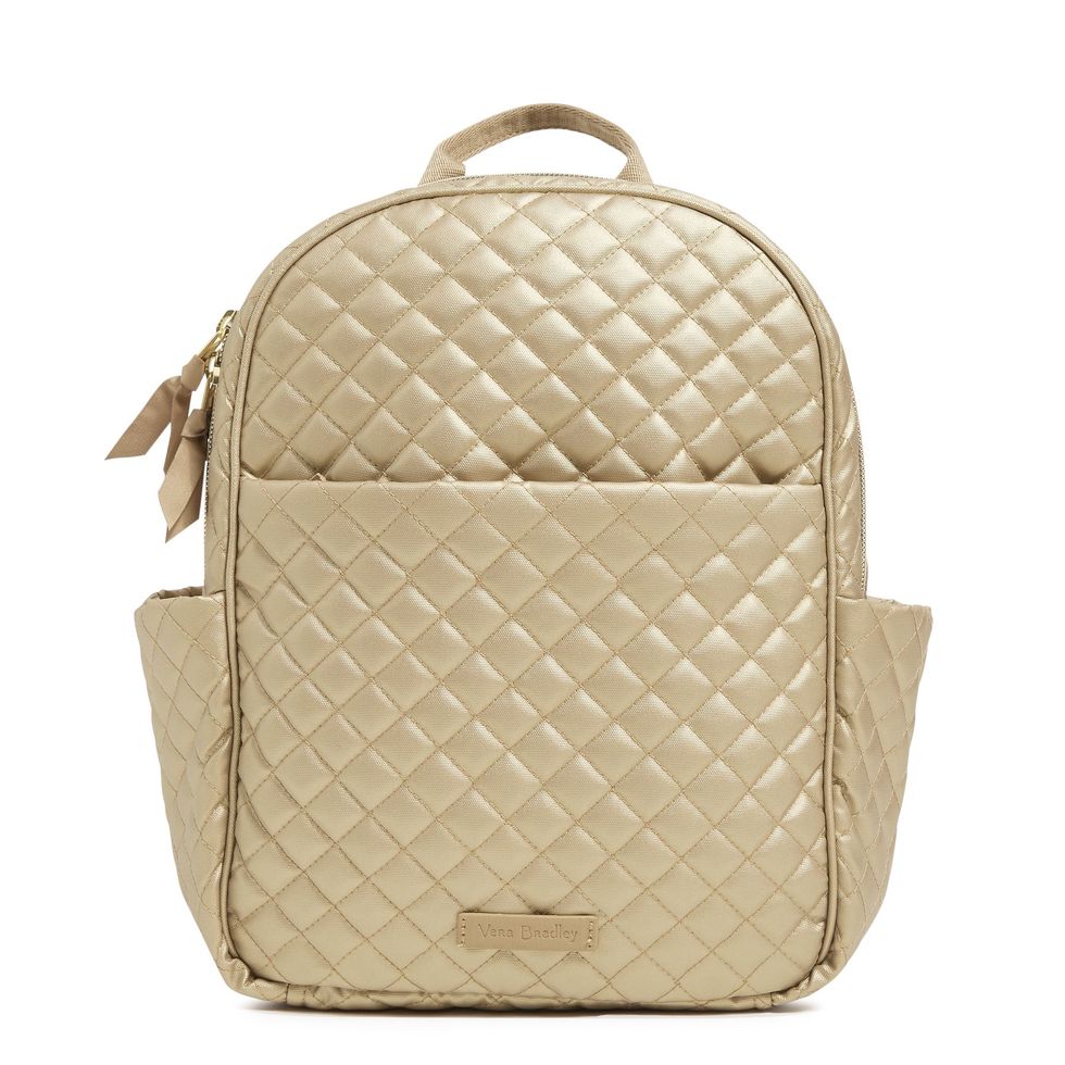 Small Backpack in Champagne Gold Pearl