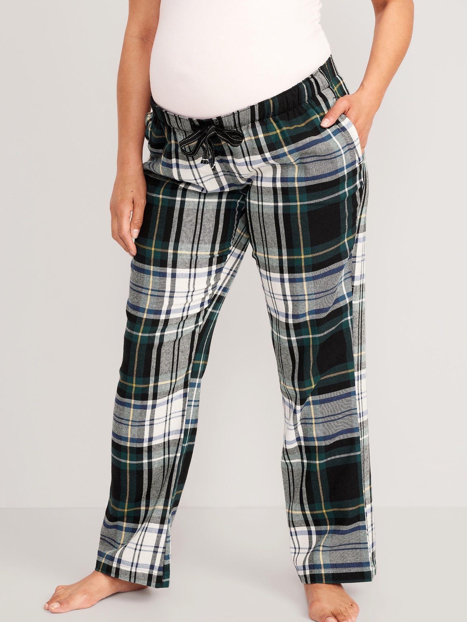 Baggy flannel online pants