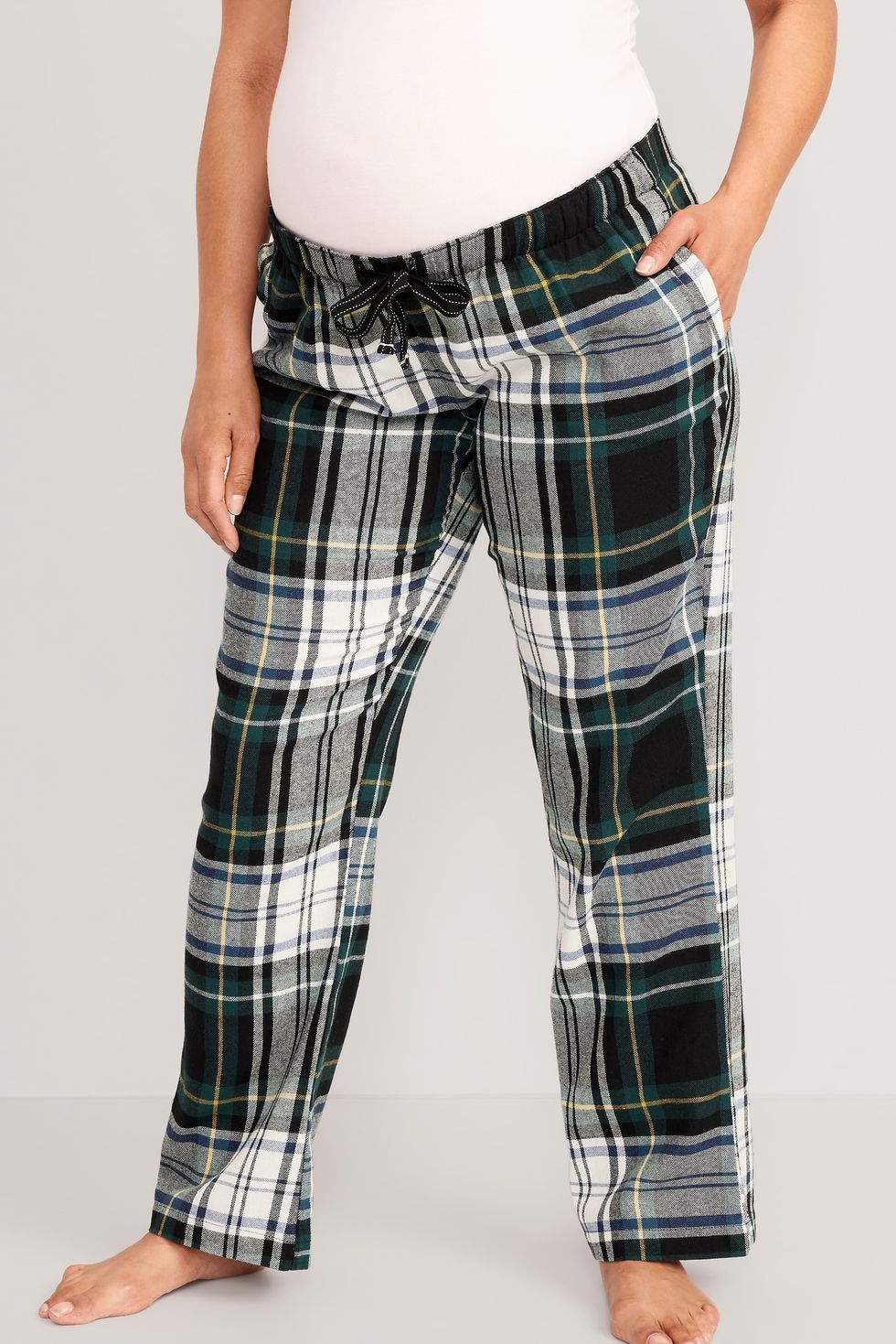 Women's Pajama Pants With Pockets, Women's Soft Flannel Check
