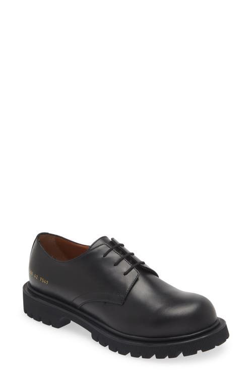 Thick sole hot sale derby shoes