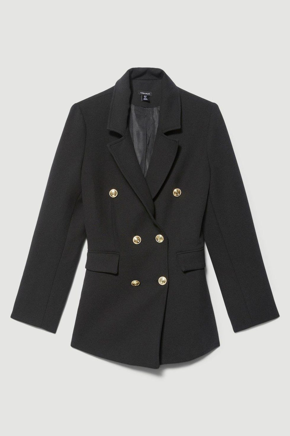 Compact Essential Tailored Double Breasted Blazer