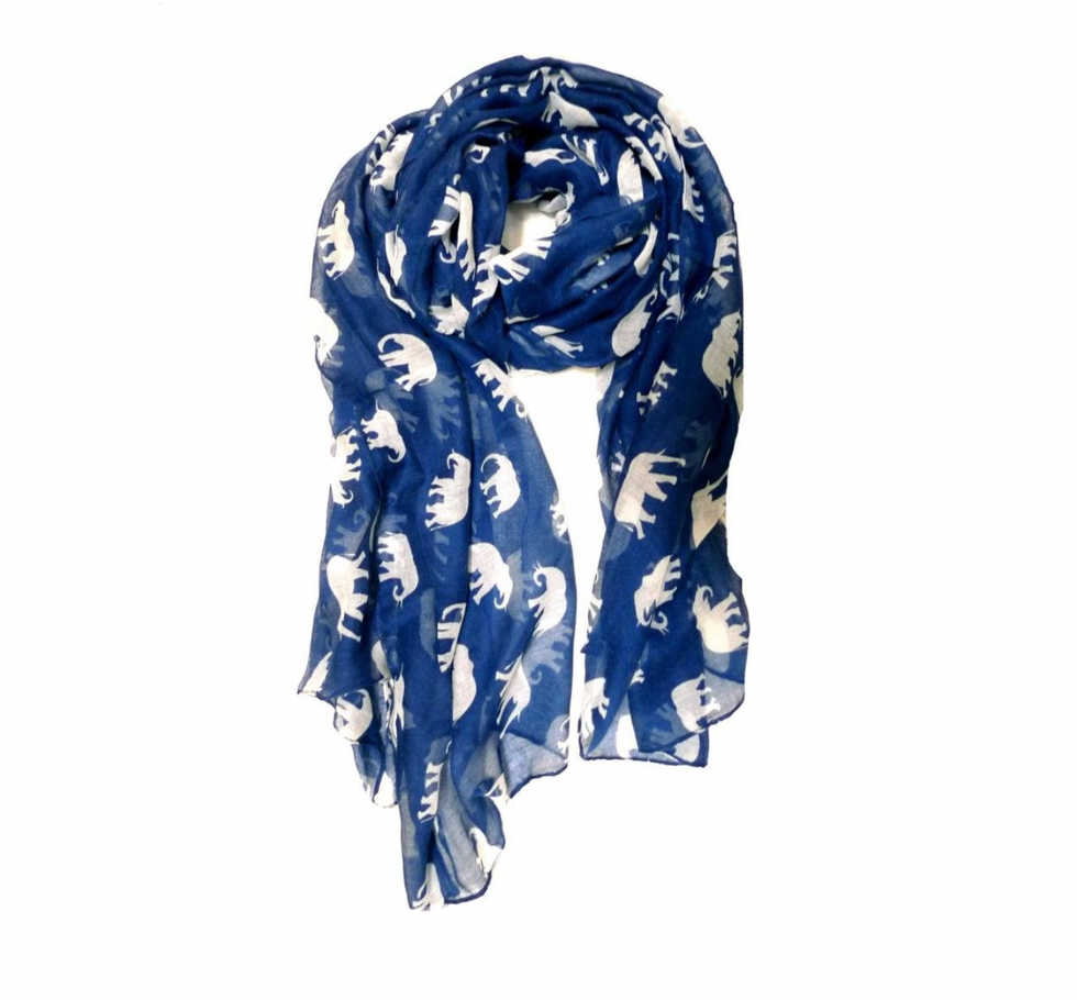 Elephant Print Scarf 