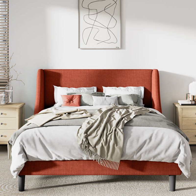 Mercury row deals upholstered bed