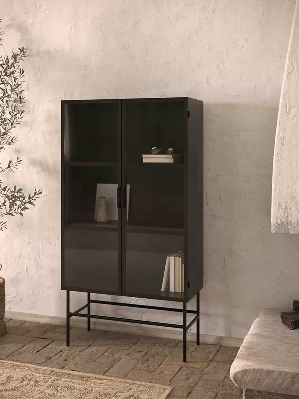 Charcoal Display Cabinet