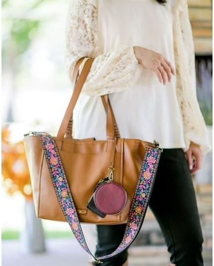 Wide Purse Strap for Bags Crossbody Adjustable Embroidered Bag 