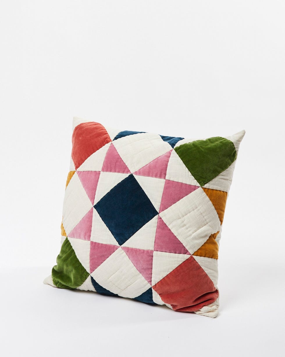 Patchwork Velvet Cushion Cover