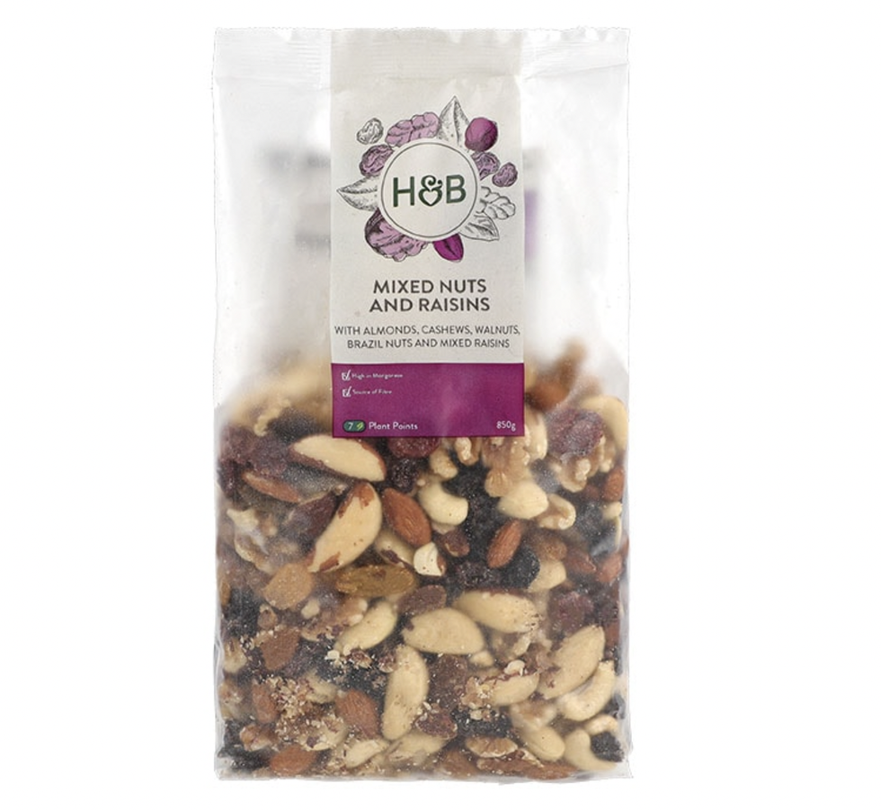 Holland & Barrett Mixed Nuts & Raisins 850g