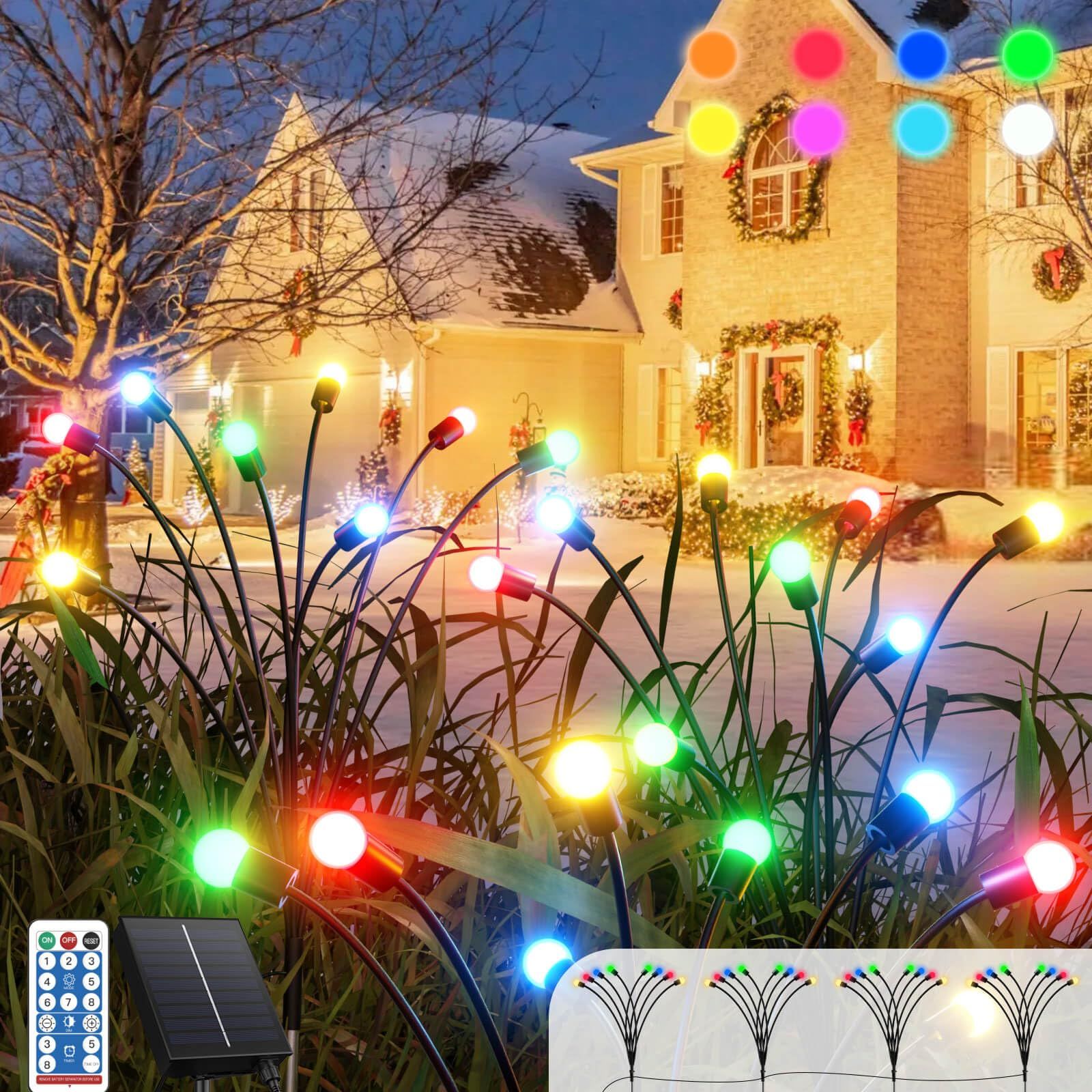 Christmas solar deals lights outdoor