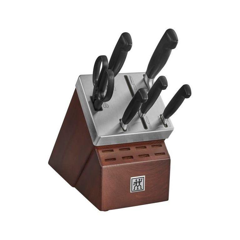 J.A. HENCKELS Four Star Self-Sharpening Knife Block & Knife Set J.A. HENCKELS Four Star Self-Sharpening Knife Block & Knife Set