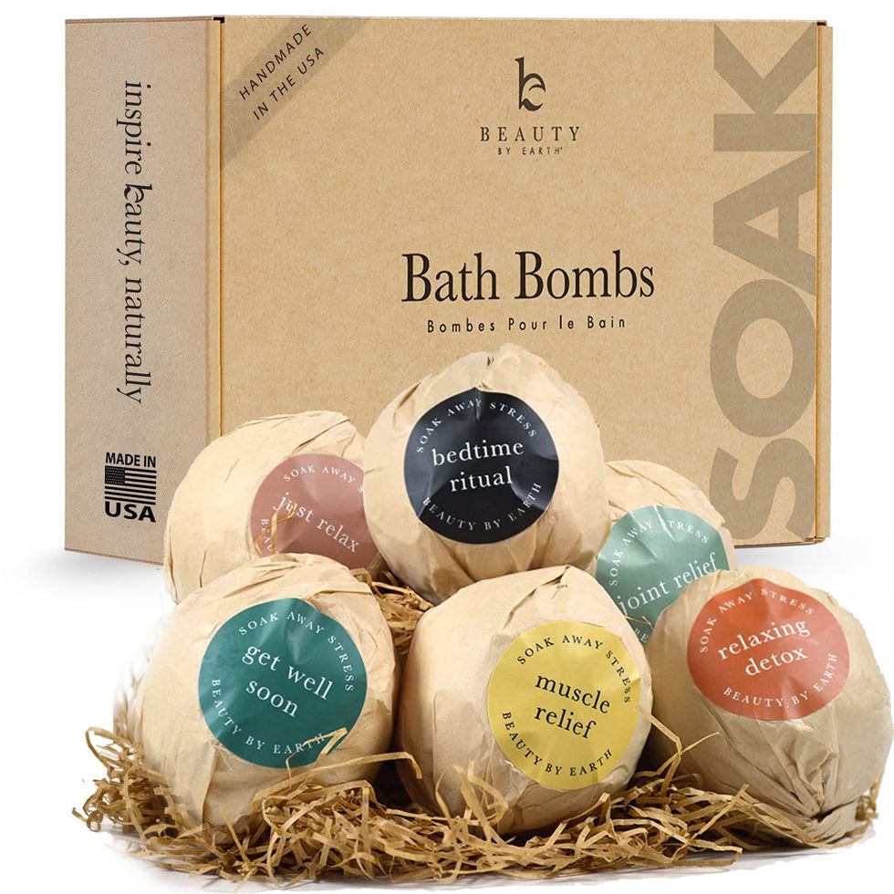  Bath Bombs - 25 Extra Large Pcs + 3 Bubble Bars & Dried Flowers  - Bubble Bath Shower Salts for Women, Men & Kids - Relaxing Bathbombs Gift  Set Bath Essentials
