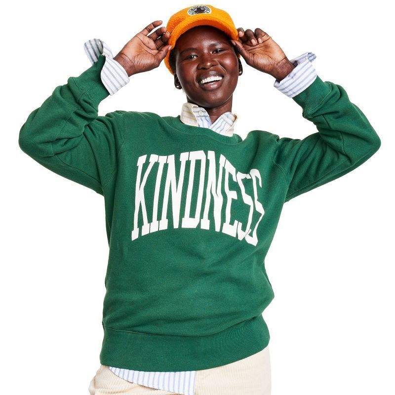 Kindness Graphic Crewneck Sweatshirt