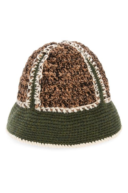 Crochet Wool & Cotton Bucket Hat