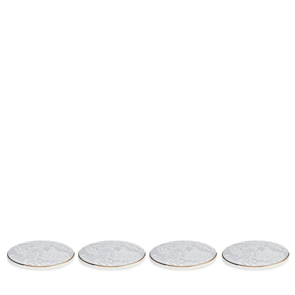 Sara Davies Set of 4 Embossed Coasters