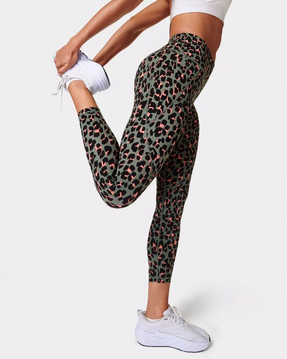 Buy Sweaty Betty Power Pocket High Waist 7/8 Workout Leggings - Green  Animal Wave Print At 60% Off