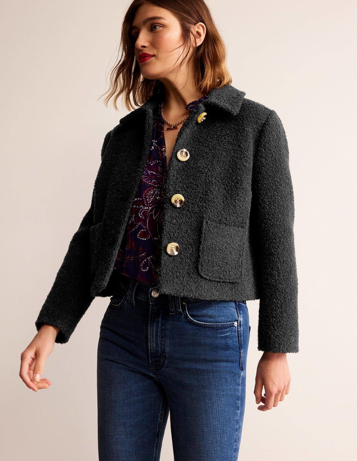 Boden black jacket sale