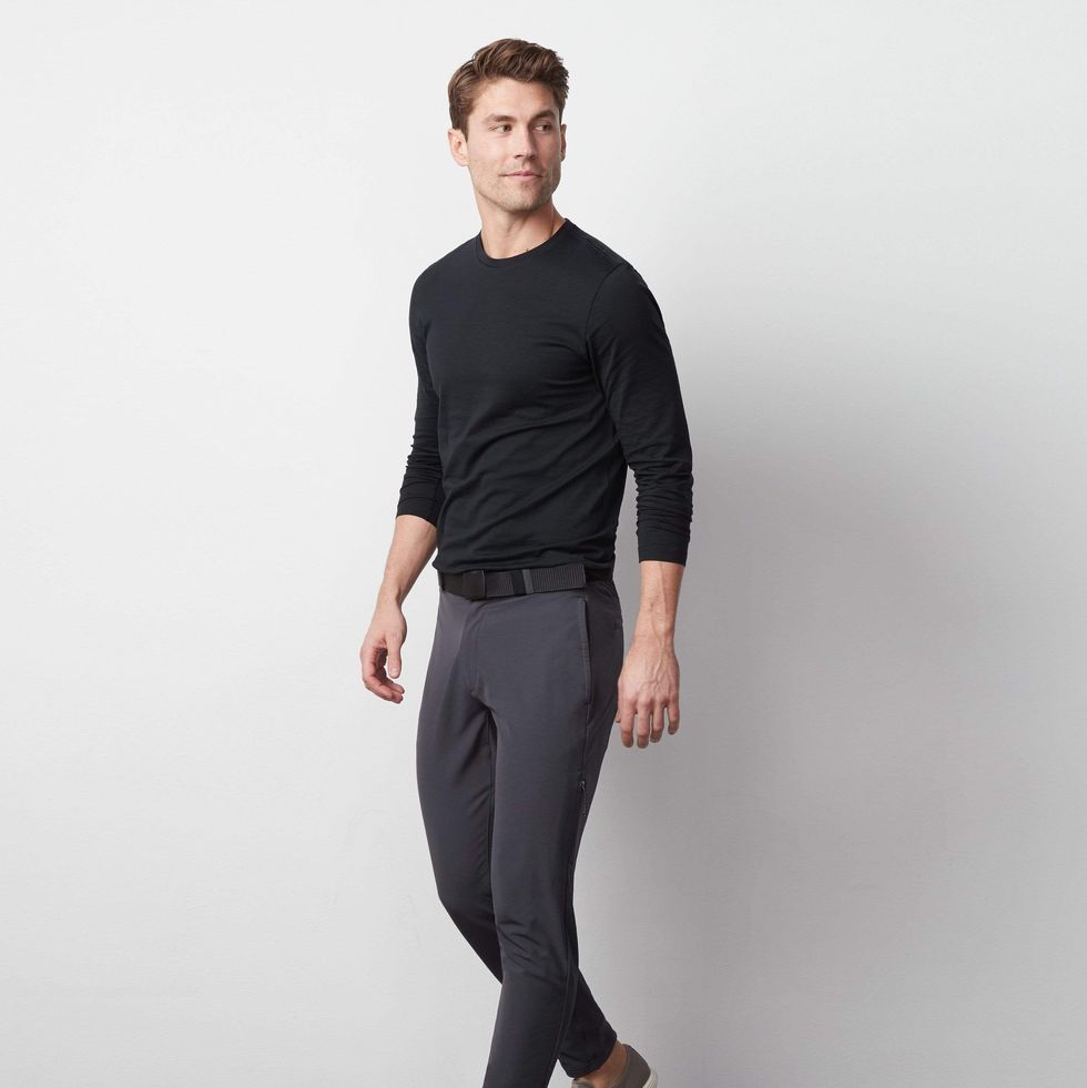 Calvin Klein Men's Performance Mix Media Compression Pant with Logo WB,  Black, Large at  Men's Clothing store