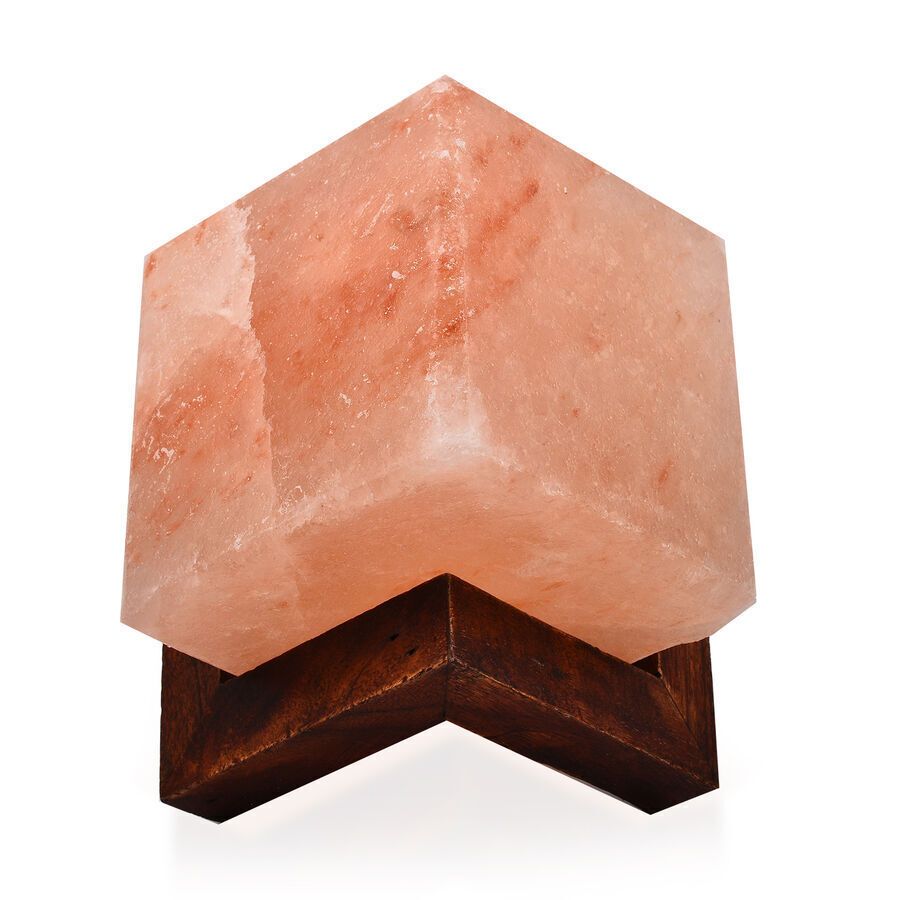 Himalayan Salt Lamp Penny Cube Shape  