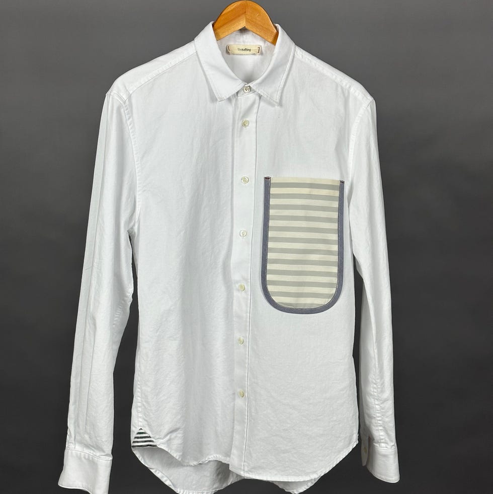 U Pocket Shirt Washed Oxford Salt Stripe U Pocket Shirt Washed Oxford Salt Stripe