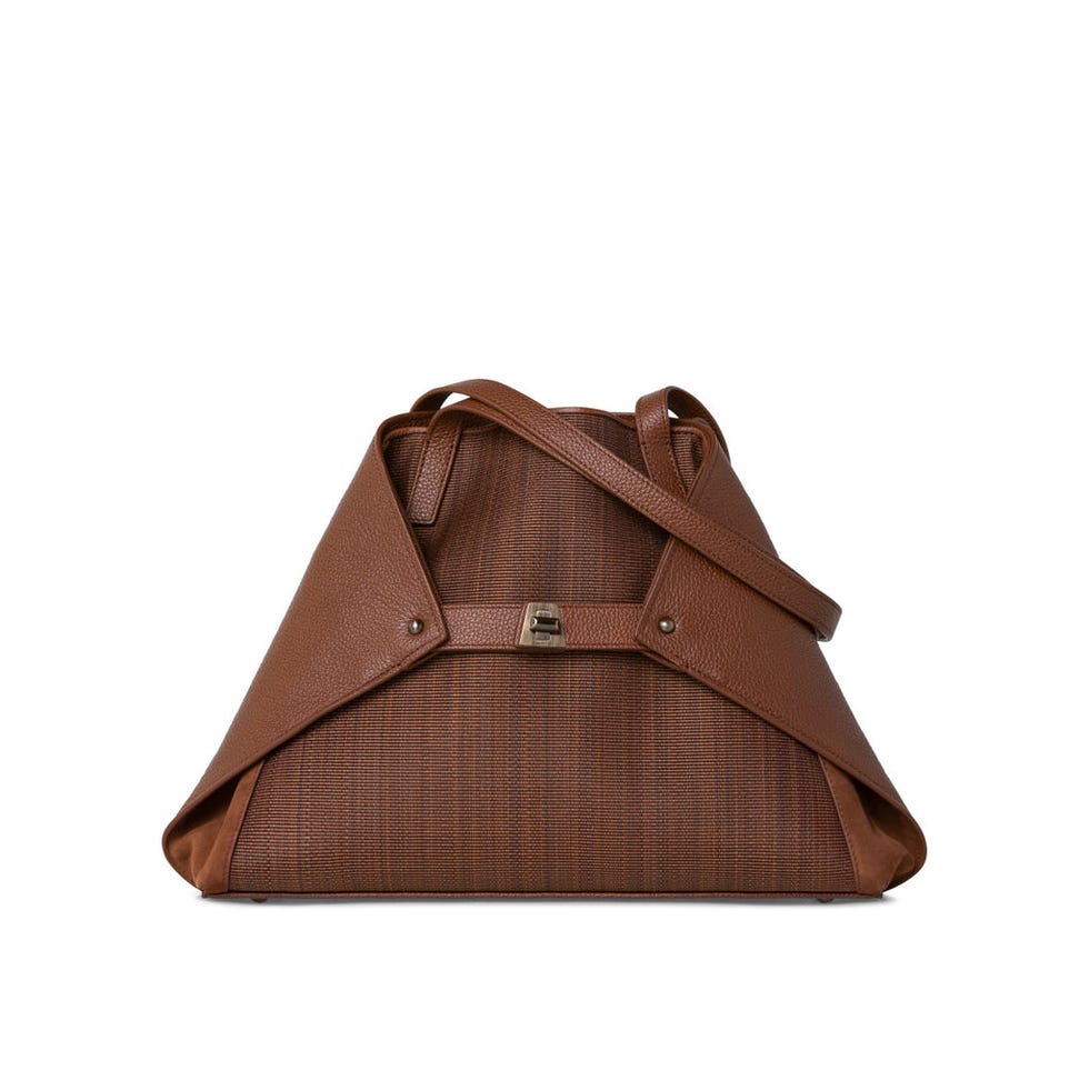 Small Reversible Leather and Horsehair Convertible Shoulder Bag Small Reversible Leather and Horsehair Convertible Shoulder Bag