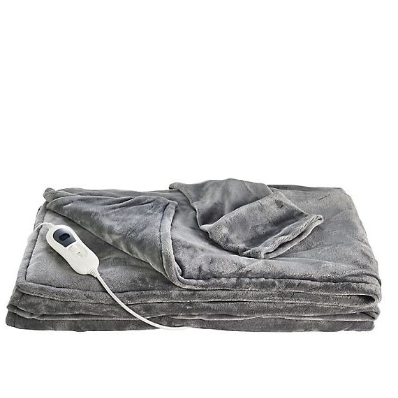 The Snuggler – Heated Throw with Sleeves and Foot Pouch