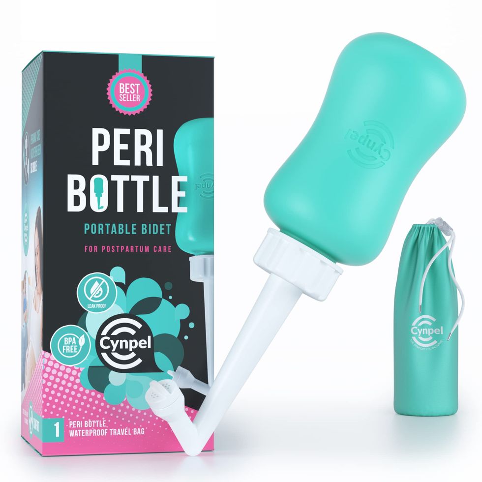 Peri Bottle - Postpartum and Perineal Care - Portable Travel Bidet Sprayer  for Women or Men - Handheld Jet Spray Bottle for Toilet - New Mom After