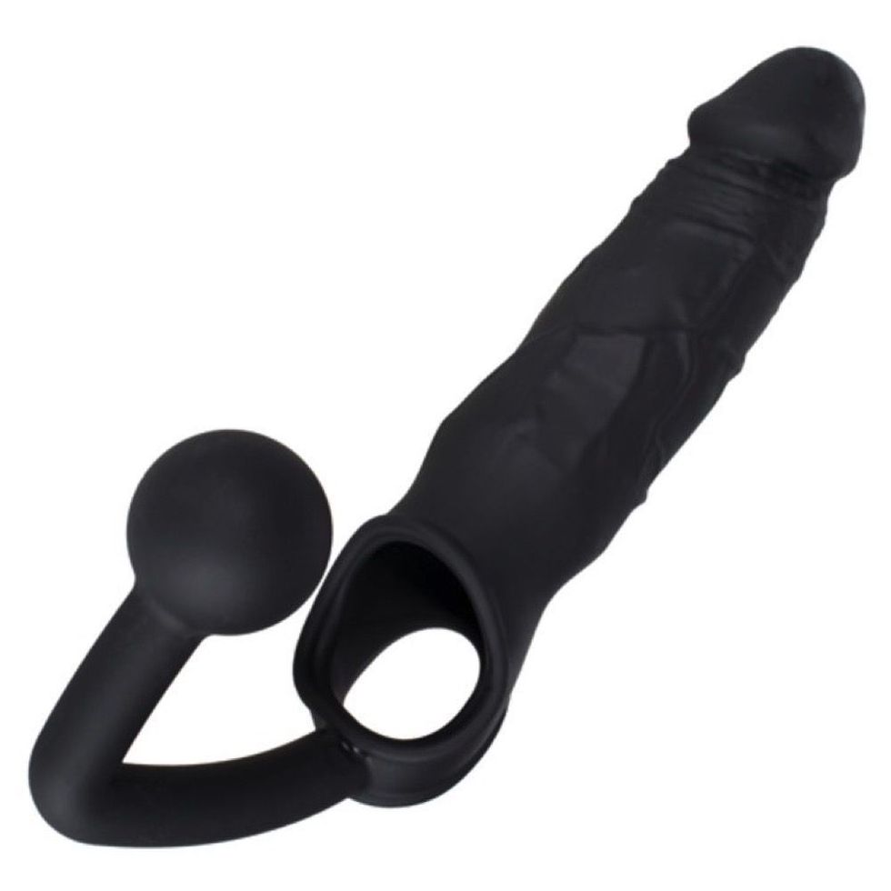 Crusader Cock Extension Sleeve and Butt Plug