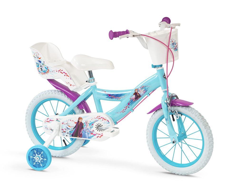 Bicicleta para niños de 3 a 8 años con ruedas de entrenamiento y freno de  mano delantero, bicicletas para niñas pequeñas de 12, 14, 16 pulgadas