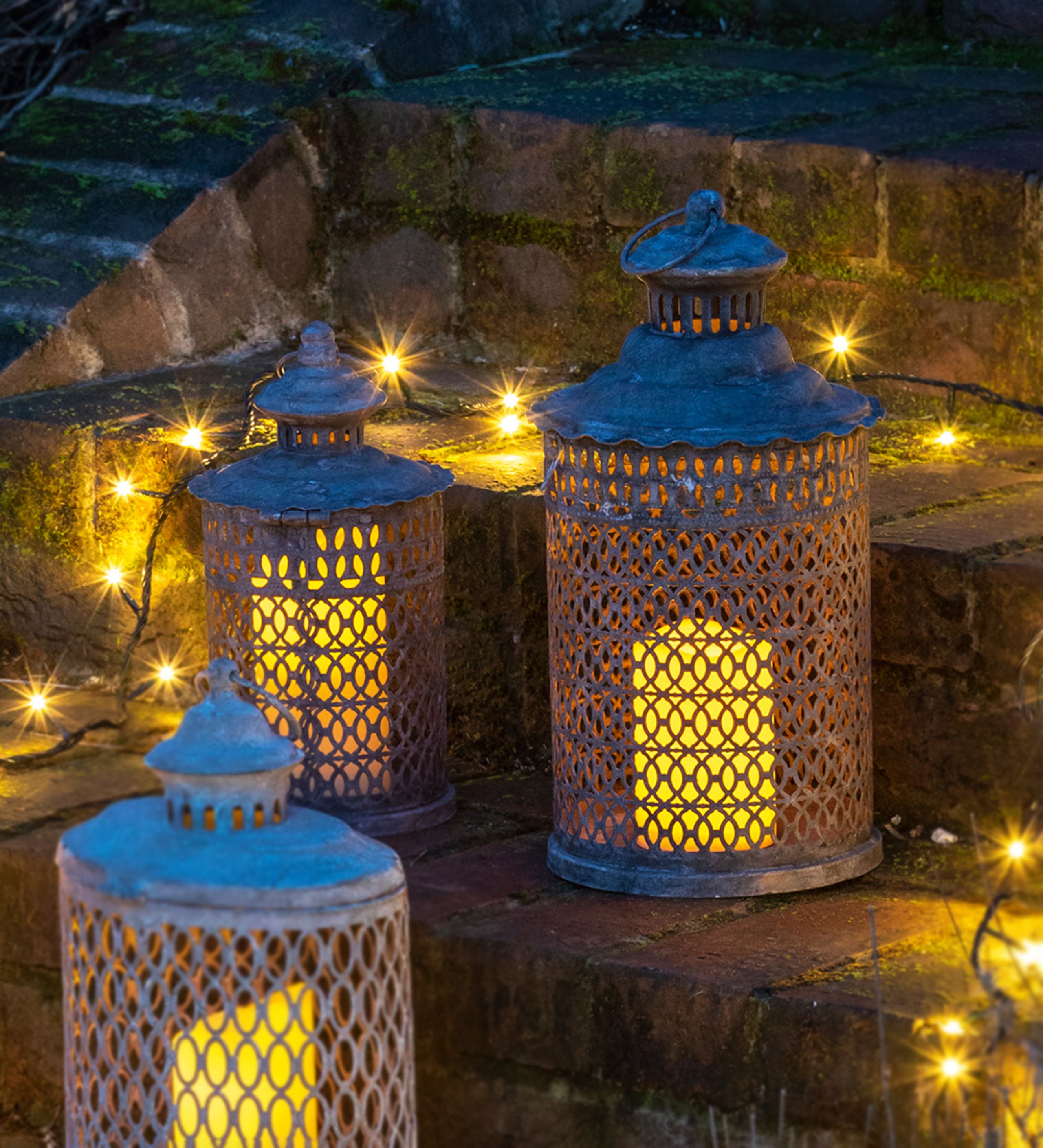 Big garden online lanterns