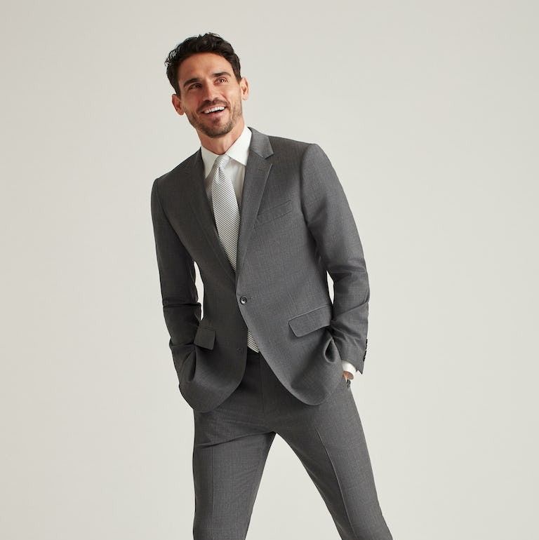 Men Suit 2 Piece, Grey Suits for Men, Slim Fit Suits, One Button Suits,  Tuxedo Suits, Dinner Suits, Wedding Groom Suits, Bespoke for Men -   Canada