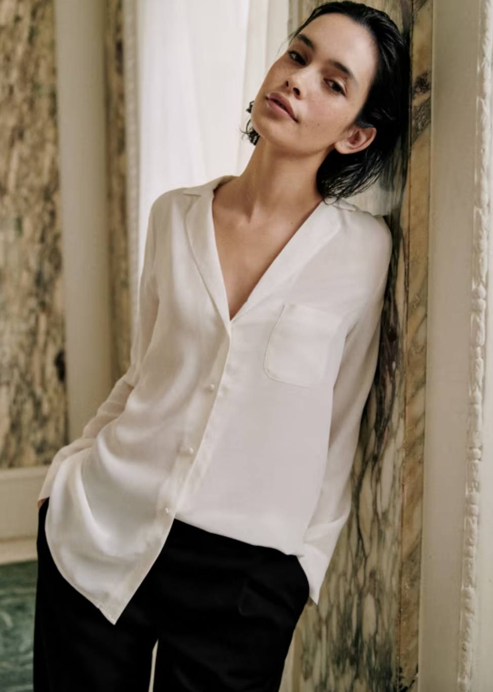 pretty white shirts for women