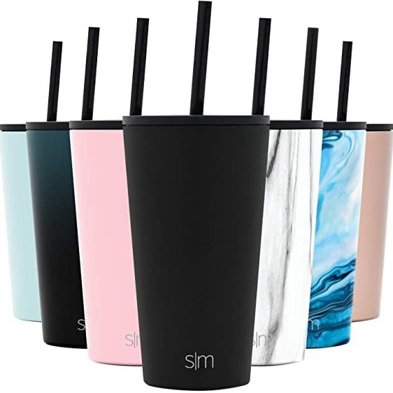 Simple Modern Tumbler Lid with Straw, Reusable Replacement -Lavender Mist